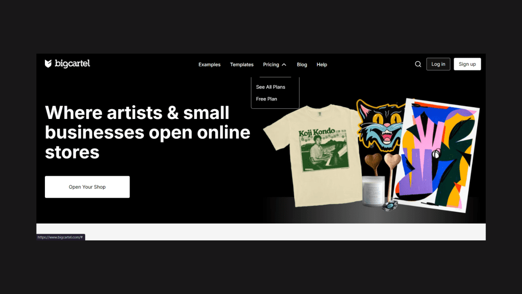 Venta de merch de artistas