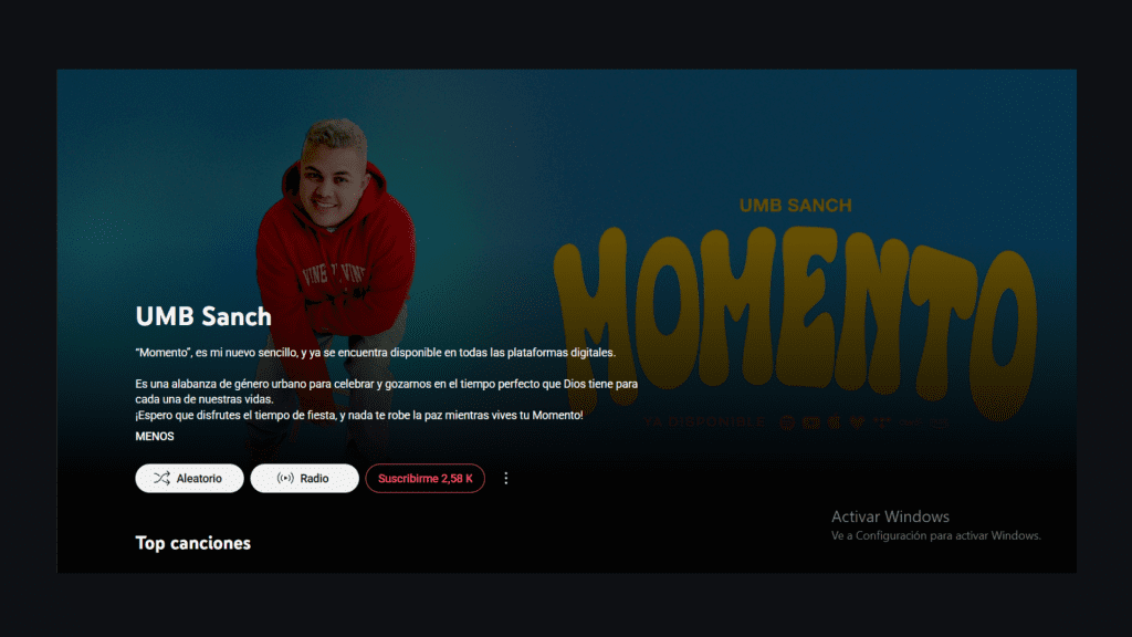 Biografía YouTube Music